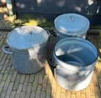 ketels voor RAKU stoken, Ophalen, Gebruikt