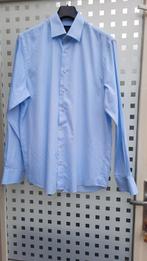Overhemd Profuomo mt 44 lichtblauw, Kleding | Heren, Overhemden, Ophalen of Verzenden, Zo goed als nieuw, Blauw, Halswijdte 43/44 (XL)