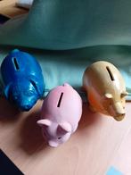 Stenen spaarvarkens, Verzamelen, Spaarpotten, Ophalen, Zo goed als nieuw, Steen, Aardewerk of Keramiek, Dier