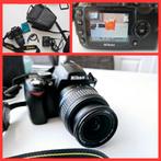 Nikon D60 Spiegelreflexcamera met Lens & Tas, Gebruikt, Spiegelreflex, Ophalen of Verzenden, Nikon