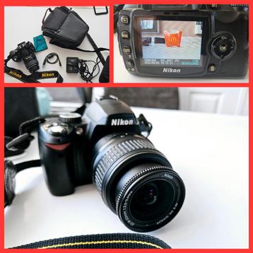 Nikon D60 Spiegelreflexcamera met Lens & Tas beschikbaar voor biedingen