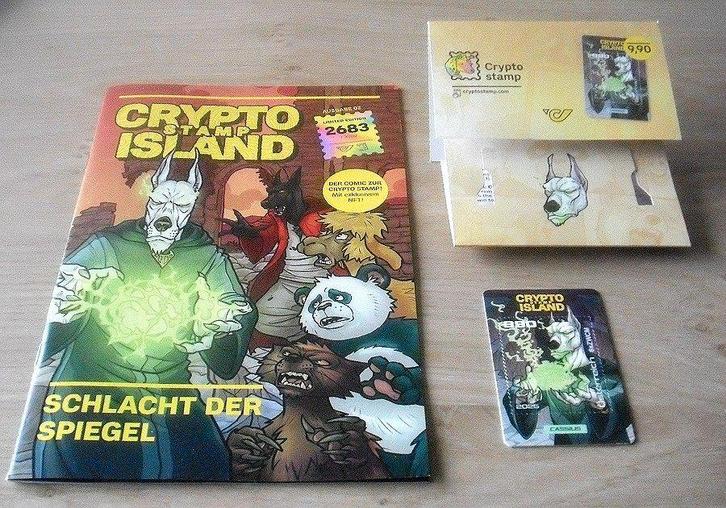 Oostenrijk 2025, de 1e Comic Crypto postzegel en stripboek., Postzegels en Munten, Postzegels | Europa | Oostenrijk, Postfris