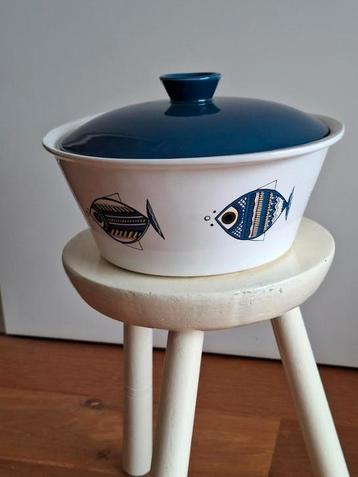 Prachtige dekschaal of terrine voor bijv. vis of soep beschikbaar voor biedingen