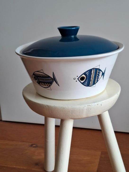 Prachtige dekschaal of terrine voor bijv. vis of soep, Huis en Inrichting, Keuken | Servies, Nieuw, Schaal of Schalen, Overige stijlen