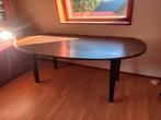 Eettafel hangoor eiken rechthoek uitklapbaar tot ovaal, Huis en Inrichting, Tafels | Eettafels, Ophalen, 50 tot 100 cm, Zo goed als nieuw