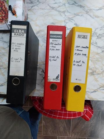 stafkaarten m733serie 1:50000 beschikbaar voor biedingen