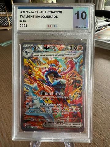 Pokemon Greninja 214/167 Twilight Masquerade UCG10 beschikbaar voor biedingen