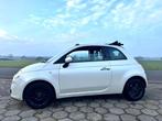 Fiat 500 C Parelmoer NAP Automaat Leder Opendak/Cabrio Airco, Euro 5, 86 pk, Gebruikt, 31 €/maand