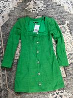 Tweed blazerjurk Zara, Kleding | Dames, Nieuw, Groen, Ophalen of Verzenden, Boven de knie