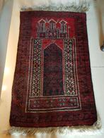 Mooie antiek handgeknoopt Perzisch tapijt uit Iran 80-130 cm, Antiek en Kunst, Ophalen of Verzenden