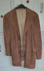 Vintage origineel Suede jas 70ties, Ophalen of Verzenden, Gedragen, Maat 38/40 (M), Bruin