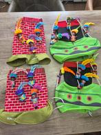 Stoomboot muts 2x en schoorsteen muts 2 x met veel pietjes, Ophalen of Verzenden