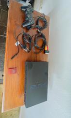 playstation 2, Spelcomputers en Games, Ophalen, Zwart, Met 1 controller, Slim