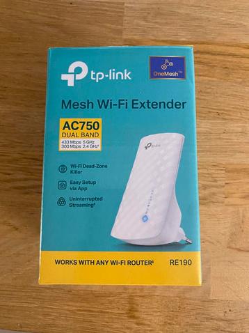 Wifi extender tp-link nieuw in doos beschikbaar voor biedingen