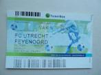 Entreeticket. Fc Utrecht - Feyenoord. 11-12-2011, Verzamelen, Ophalen of Verzenden, Gebruikt, Feyenoord, Overige typen
