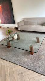 Glazen design salontafel, Huis en Inrichting, Minder dan 50 cm, 100 tot 150 cm, 150 tot 200 cm, Gebruikt