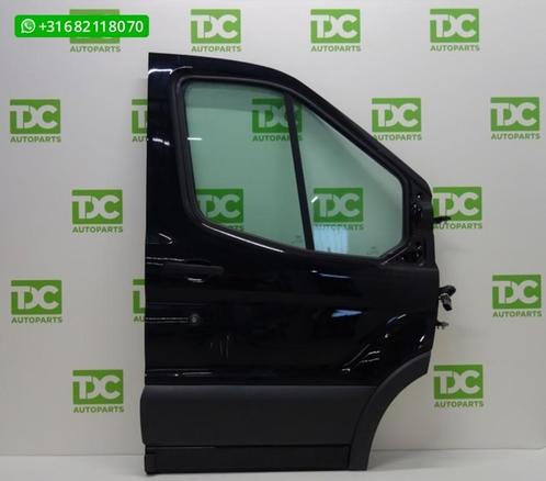 Ford Transit ('14-'18) Voorportier rechts zwart, Auto-onderdelen, Carrosserie en Plaatwerk, Deur, Ford, Voor, Rechts, Gebruikt