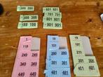 Lootjes kledingnummers cloakroom tickets