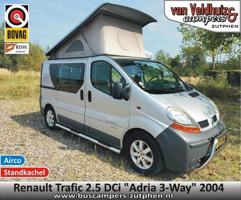 Renault Trafic 2.5DCi "Adria mobil 3 WAY" L1H1 buscamper, Caravans en Kamperen, Campers, Bedrijf, Bus-model, tot en met 4, Overige merken
