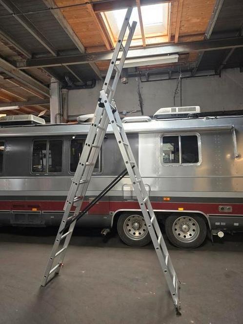 Reform Vouwladder 3x10 Treden – Professioneel - Kleine deuk, Doe-het-zelf en Verbouw, Ladders en Trappen, Zo goed als nieuw, 4 meter of meer