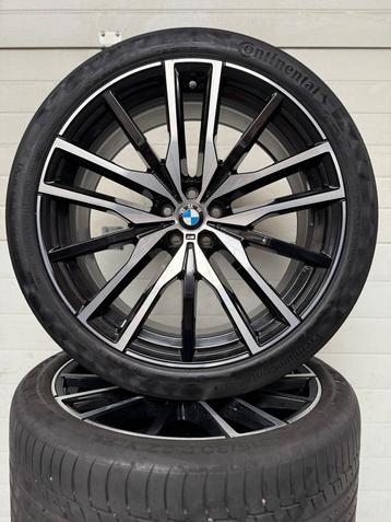 22’’ BMW X5 X6 G05 G06 VELGEN ZOMERBANDEN ORIG SET TPMS 742M beschikbaar voor biedingen