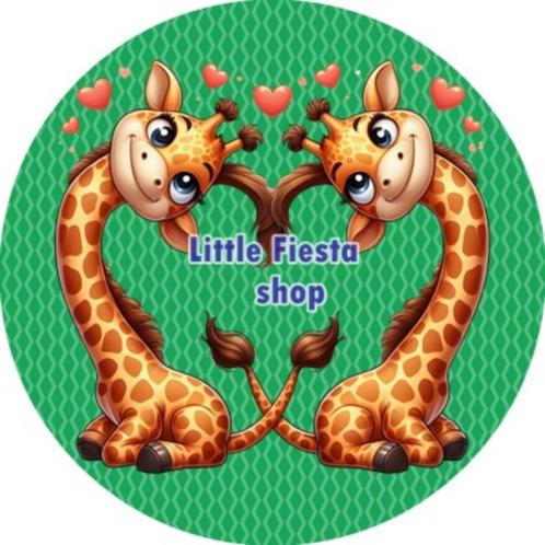 LF4649 icing frosting giraf 20cm eetbare taart print top, Hobby en Vrije tijd, Taarten en Cupcakes maken, Nieuw, Versiering, Taarten