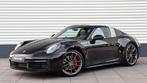 Porsche 911 992 Targa 4S | Club leder | Sport Chrono | BOSE, Auto's, Gebruikt, Euro 6, Zwart, Vierwielaandrijving