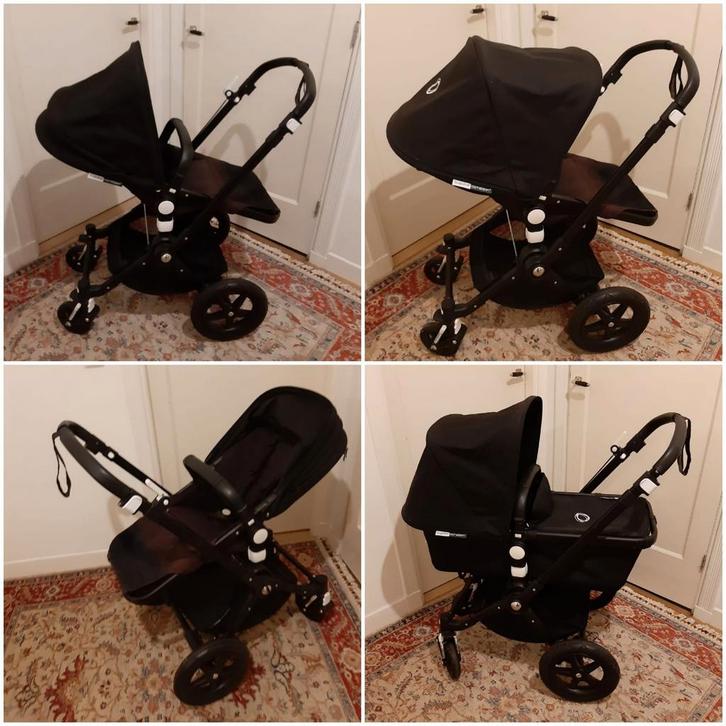 Bugaboo cameleon 3 all black, Kinderen en Baby's, Kinderwagens en Combinaties, Zo goed als nieuw, Bugaboo, Ophalen