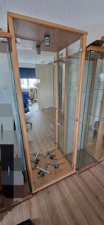 Vitrinekast, Huis en Inrichting, Kasten | Vitrinekasten, Ophalen, 50 tot 100 cm, Zo goed als nieuw, 150 tot 200 cm