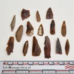 Bodemvondst 15 vuursteen werktuigen Neolithicum Sahara #2, Ophalen of Verzenden, Fossiel