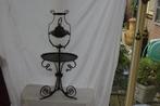 Smeedijzeren standaard met keteltje, Ophalen of Verzenden
