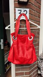 Bag tas leather suede leer zomer 2000 y2k vintage basic, Sieraden, Tassen en Uiterlijk, Tassen | Damestassen, Ophalen of Verzenden