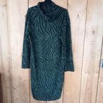 Legergroene zebra kol jurk zacht materiaal one size, Verzenden, Maat 42/44 (L), Nieuw, Boven de knie