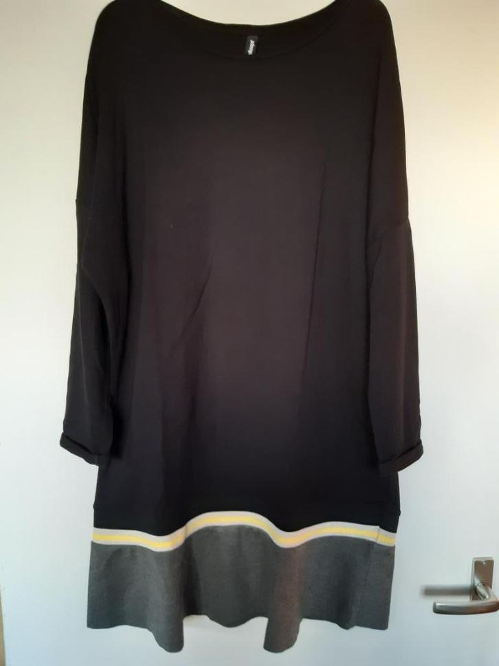 Leuke winterjurk van Eksept in maat L., Kleding | Dames, Jurken, Zo goed als nieuw, Maat 38/40 (M), Zwart, Knielengte, Ophalen of Verzenden