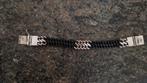 Zwart met zilver, Sieraden, Tassen en Uiterlijk, Armbanden, Ophalen, Zo goed als nieuw, Zwart, Zilver