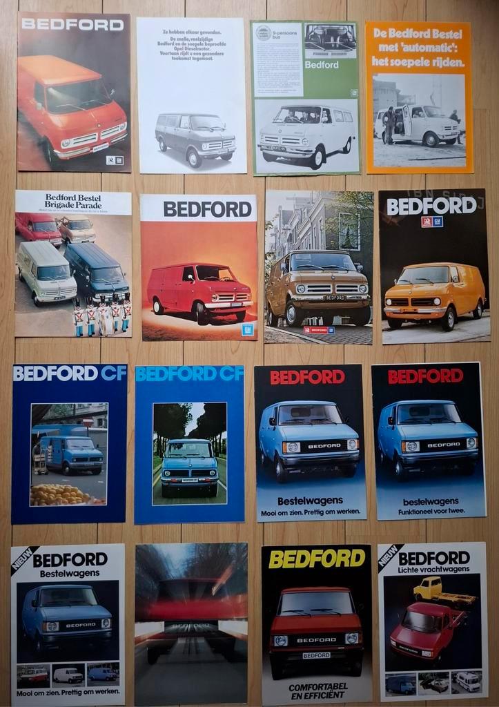 Bedford, CF,  Vans. 16 items.  € 27,50, Boeken, Auto's | Folders en Tijdschriften, Zo goed als nieuw, Overige merken, Ophalen of Verzenden