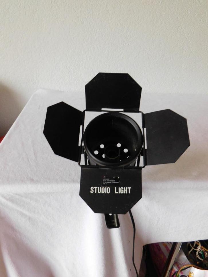 Studio Light spot op knijper met verstelbare luikjes, Verzamelen, Retro, Huis en Inrichting, Ophalen of Verzenden