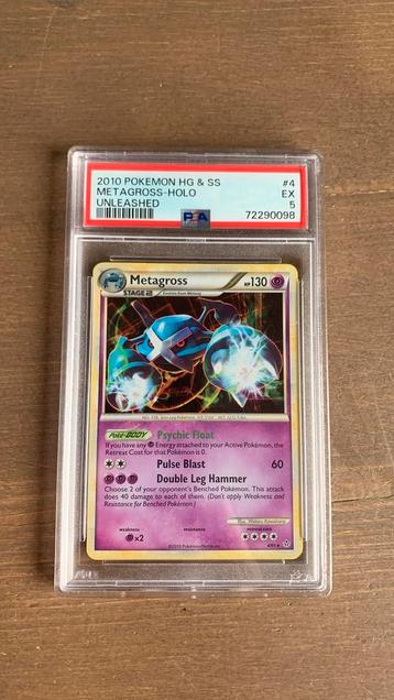 Metagross 4/95 - Unleashed - PSA 5 EX