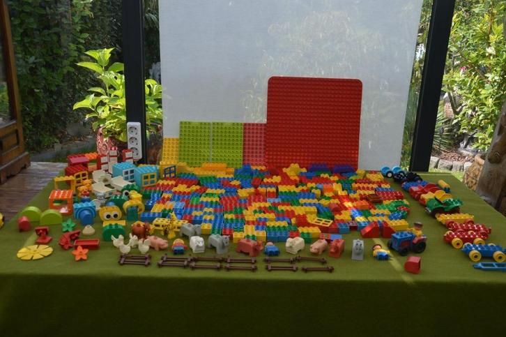 Grote hoeveelheid divers duplo met bouwstenen, boerderijdier, Kinderen en Baby's, Speelgoed | Duplo en Lego, Gebruikt, Duplo, Losse stenen