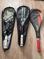 Squash rackets, Sport en Fitness, Squash, Racket, Ophalen of Verzenden, Met hoes
