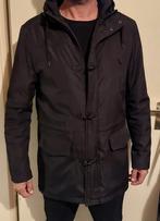 Nette Heren Parka - Maat L - Zwart - Herfst/Voorjaar, Ophalen of Verzenden, Zo goed als nieuw, Zwart