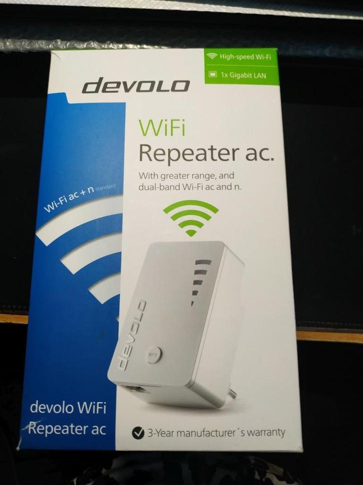 Devolo WiFi repeater AC 1200 Mbits/sec, Computers en Software, WiFi-versterkers, Nieuw, Ophalen of Verzenden
