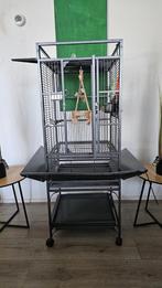 Papegaaienkooi zgan, Dieren en Toebehoren, Vogels | Hokken en Kooien, Ophalen, Zo goed als nieuw, Metaal, Vogelkooi