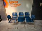 Vintage USA matrix stapelbare stoelen 6-12 stuks, Kunststof, Gebruikt, Ophalen