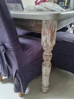 Tafel met 4 stoelen - Zelf ophalen, Ophalen, Gebruikt, Rechthoekig, 50 tot 100 cm