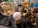 Gouden woonaccessoires apen vogels wereldbol kaarsen, Huis en Inrichting, Woonaccessoires | Overige, Ophalen of Verzenden, Zo goed als nieuw