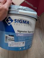 Sigma, 3x 10L muurverf Sigmatex Superlatex, Subtle stone, Beige, Nieuw, Ophalen of Verzenden, Verf