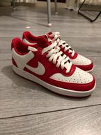 Nike Court Vision Low Rood/Wit Sneakers maat 41, Wit, Nieuw, Ophalen of Verzenden, Sneakers of Gympen