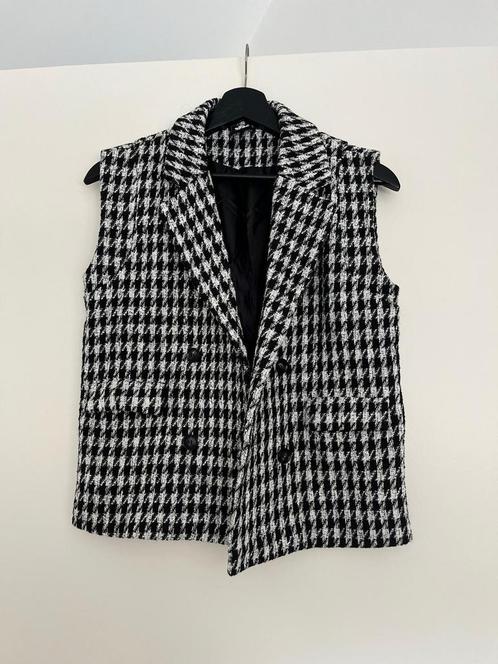Jill & Mitch pied-de-poule gilet, Kinderen en Baby's, Kinderkleding | Maat 134, Zo goed als nieuw, Meisje, Trui of Vest, Ophalen of Verzenden