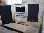 compacte jvc design stereo toren jvc cd radio boxen, Gebruikt, JVC, Microset, Cd-speler